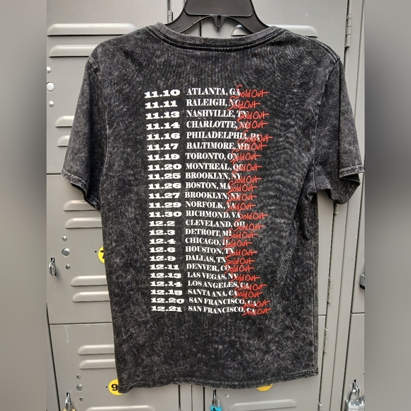 H.E.R. "I Used To Know Her" OFFICIAL 2018 Tour T-Shirt Black Acid Wash R&B Sz S - Picture 3 of 4